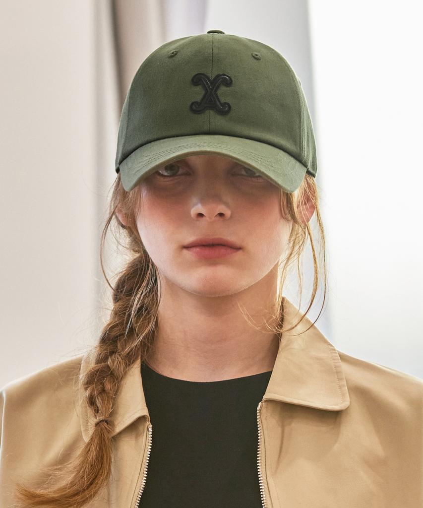 Bajal Va Curved Patch Ball Cap Khaki
