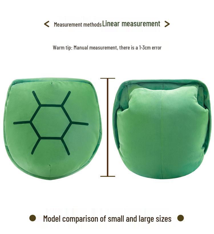Wearable Turtle Shell Pillow: Doll, Sleeping Bag, Cushion, Birthday Gift