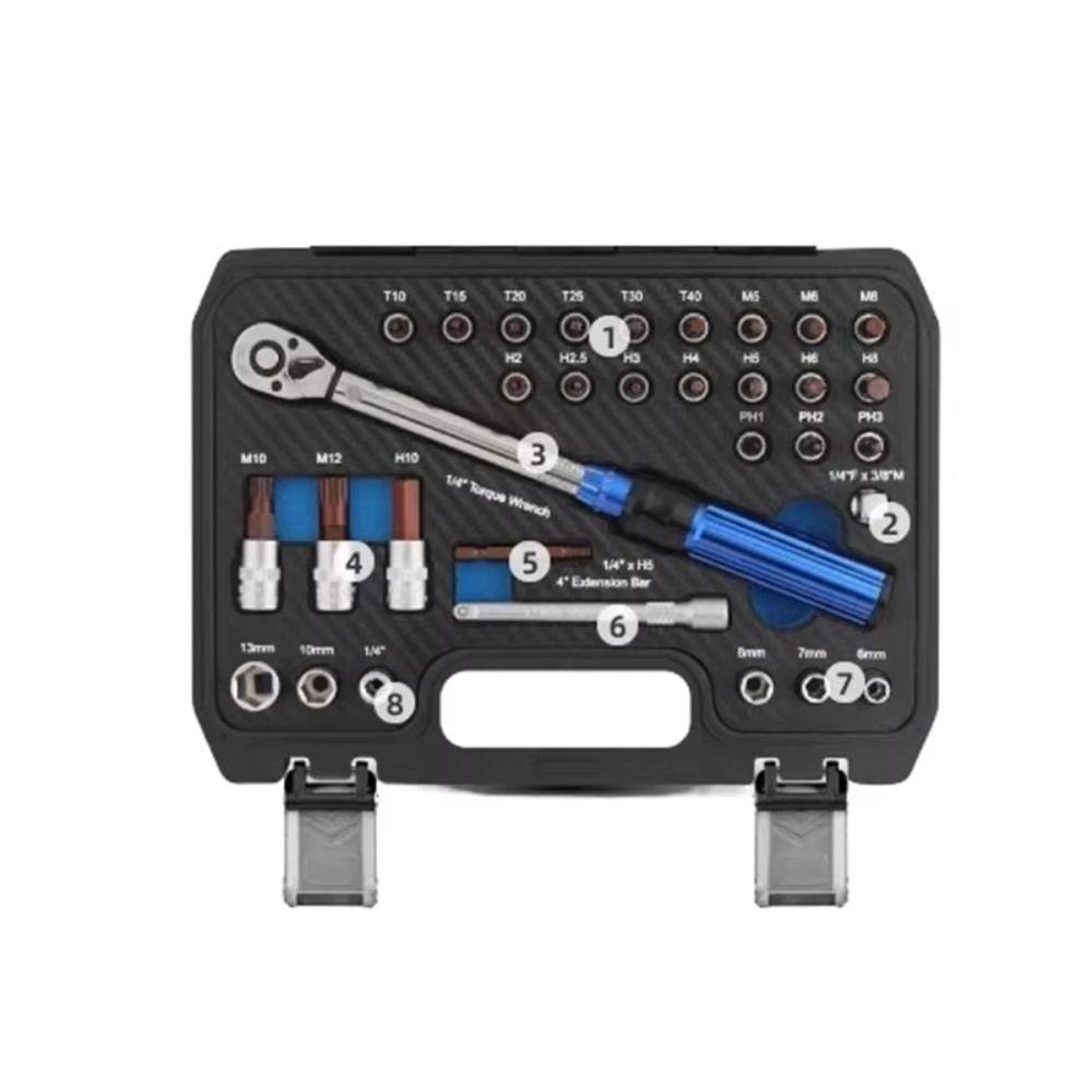 Adjustable Preset Torque Wrench Set 72-Tooth Ratchet Car Repair Tools Wrench Set Car Repair