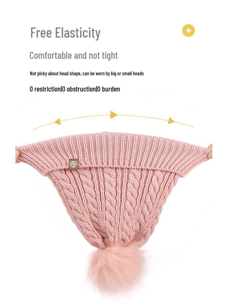 Dětská zimní sada s bambulí, šálou a rukavicemi – Podšitá fleecem, hřejivá, pletené pohodlí