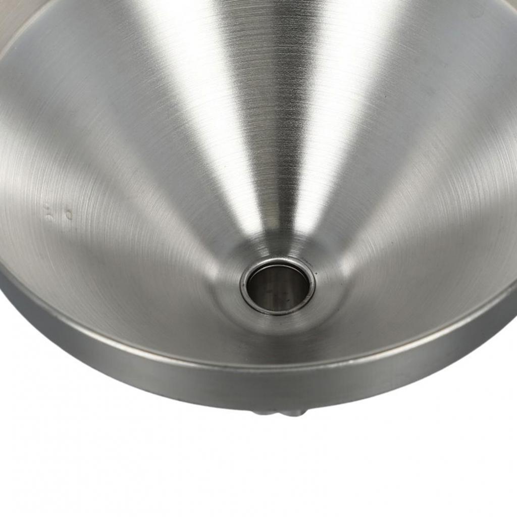 Funnel Liquid Dispenser Silver Spill Tool Stainless Steel