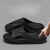 Non Slip Eva Indoor Slide Shoes Women Summertime Comfort Cloud Thick Bottom Bedroom Slide Shoes Plus Size 45 Couple Home Slides