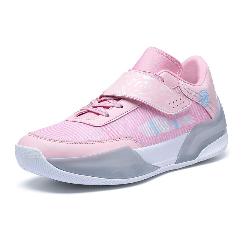New Middle-aged and Older Children's Buckle Running Shoes Children 8-16 Years Old Teenagers Wade 808 Basketball Shoes Non-slip and Wear-resistant Shoe