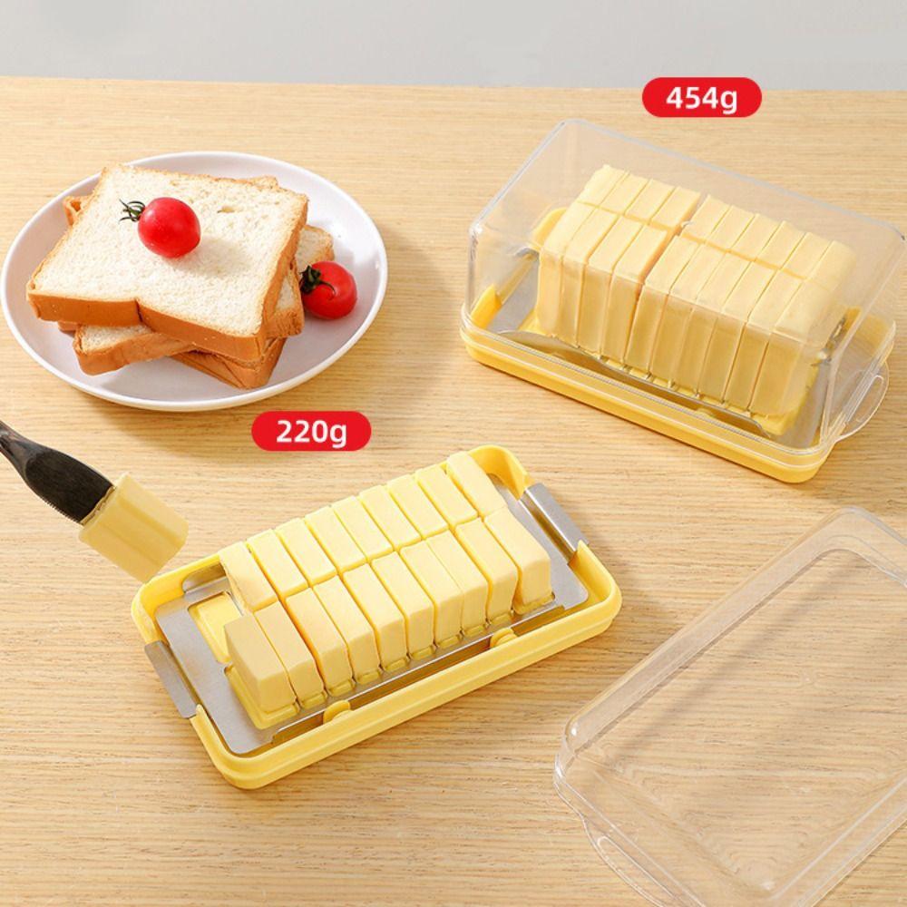 Fresh Butter Container Covered Cheese Baking Storage Convenient Butter Cutter Storage Box