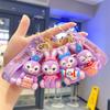 Cartoon Cute Cute Drag Bunny Pendant Car Keychain Children's Toys Small Gifts Doll Machine Accessories