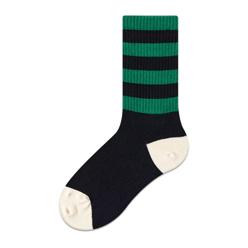 

Носки женские Tide черно-белые классические клетчатые чулки, цветные ретро-носки средней длины, спортивные хлопковые носки, парные носки со смайликом One Size