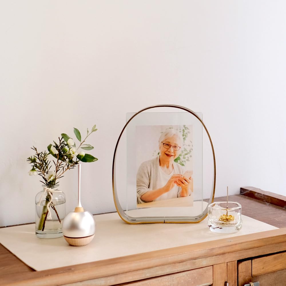 Kishima Rin Bilderrahmen, Gold, Größe: Ca.. B18,5 x T4 x H21,5 (KP-31436)