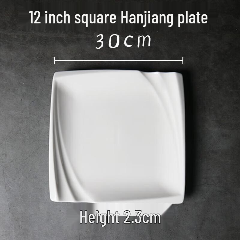 Nordic Ceramic Irregular Lotus Leaf Dinner Plate