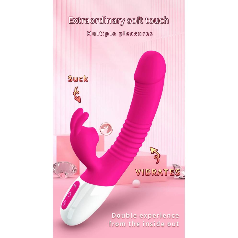 Smart Heating Vibrating Dildo With Sucking Vibrator For Woman Anal Vaginal Clitoris Stimulator Sex Toys For Adult Sexy