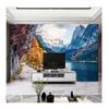 Beautiful Scenery Forest 3d Wallpaper Home Decor Living Room Wallpaper Lake Mountain Natural Scenery Mural