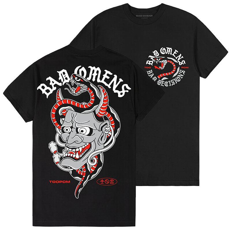 

American Metal Band Bad OUnisexs Punkstyle Retro Classic Oversized Streetwear Vintage Tshirt M