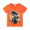 Dragons Ball Z T-shirt Goku Cartoon Anime Figures Short Sleeves Casual Kid Tee Y2K Round Neck Top Boy Summer Child Clothing Gift
