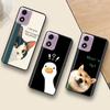 Phone Case For Motorola Moto E14 Case Soft TPU Painted Back Cover For Motorola E14 E 14 MotoE14 Full Protective Phone Shell Capa