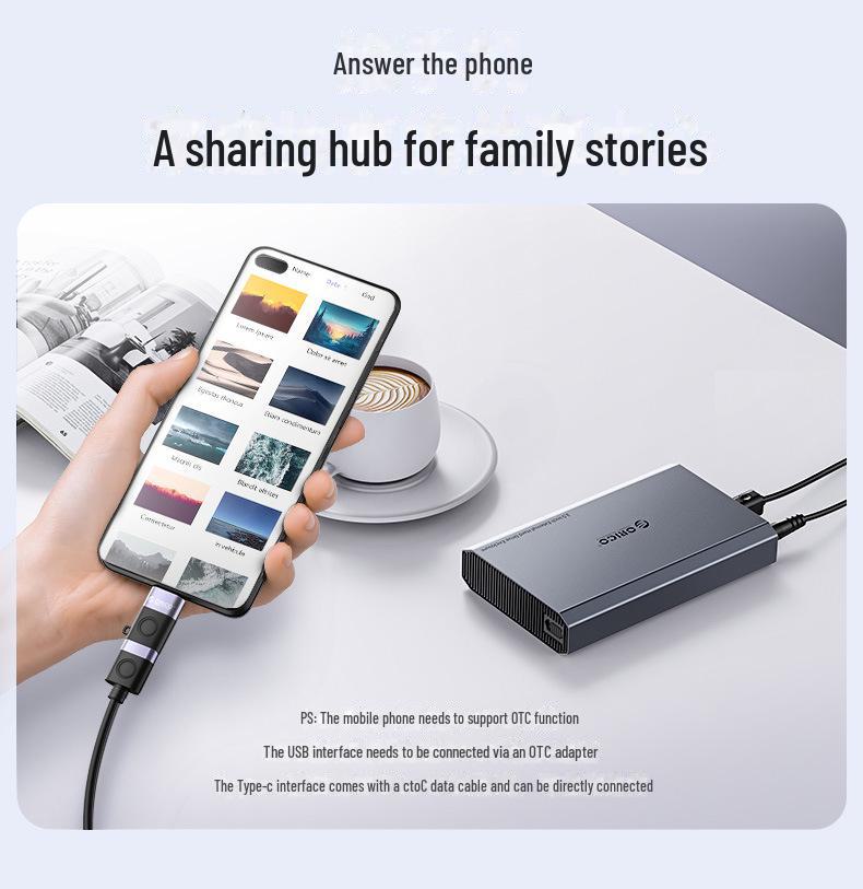 Carcasă Mobilă pentru Hard Disk ORICO, 3.5/2.5 Inch, USB 3.0, Cititor SSD/HDD