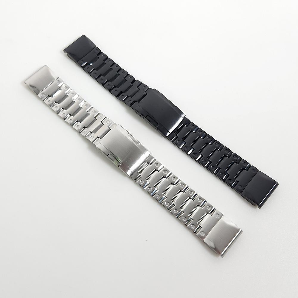 22mm 26mm Stainless Steel Metal Watch Band Quick Fit for Garmin Fenix 6 6X 7X 7 Solar/ 6 Pro / 5 Plus/ Instinct/epix Gen 2 Strap