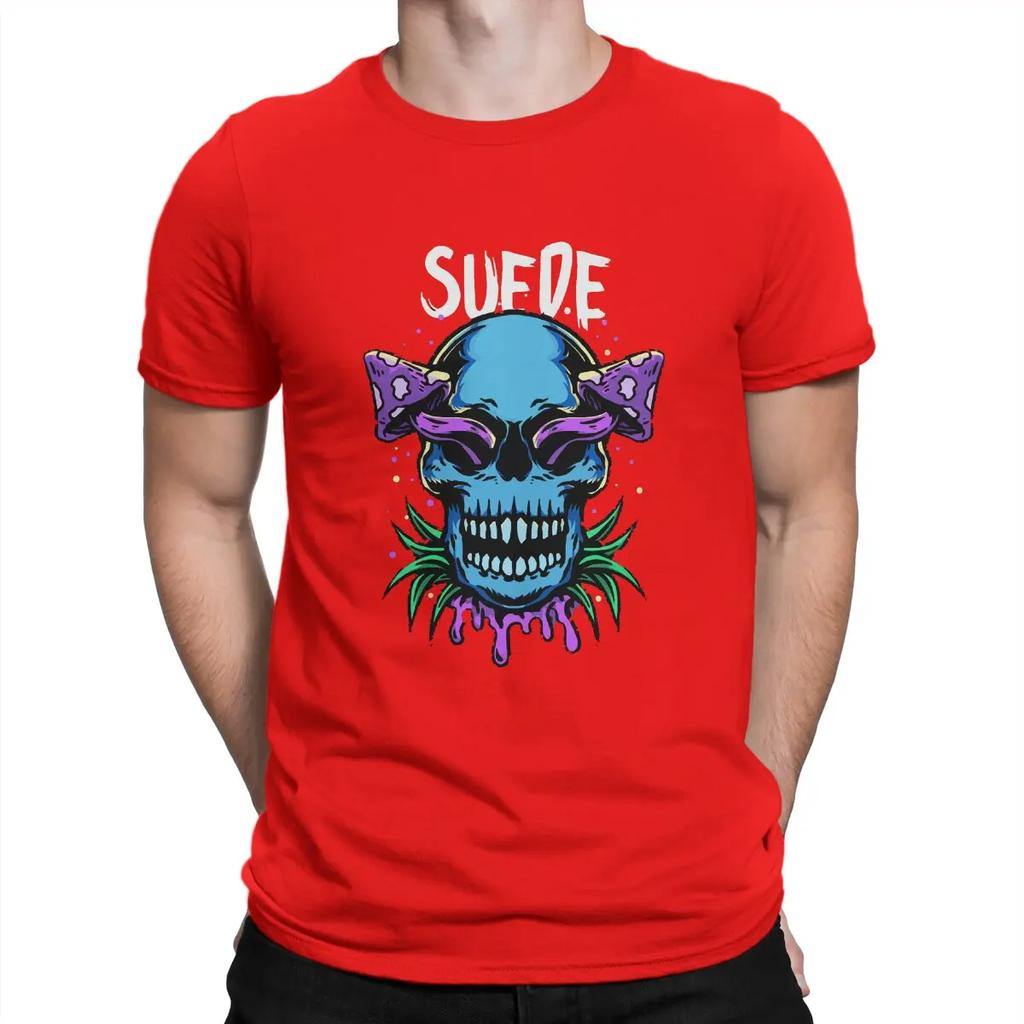 Men Popular British Rock Bands T Shirts Suede Cotton Clothes Awesome Short Sleeve Round Collar Tee Shirt Printing T-Shirts