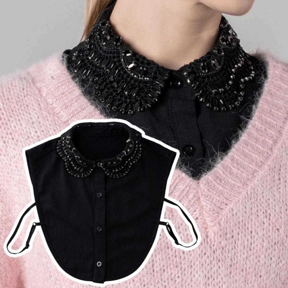 Elegant Fake Collar White Color Blouse Collar Versatile Detachable Collar  Women Apparel