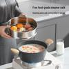 Jingdong Zao Universal Non-stick Soup Pot with Steamer