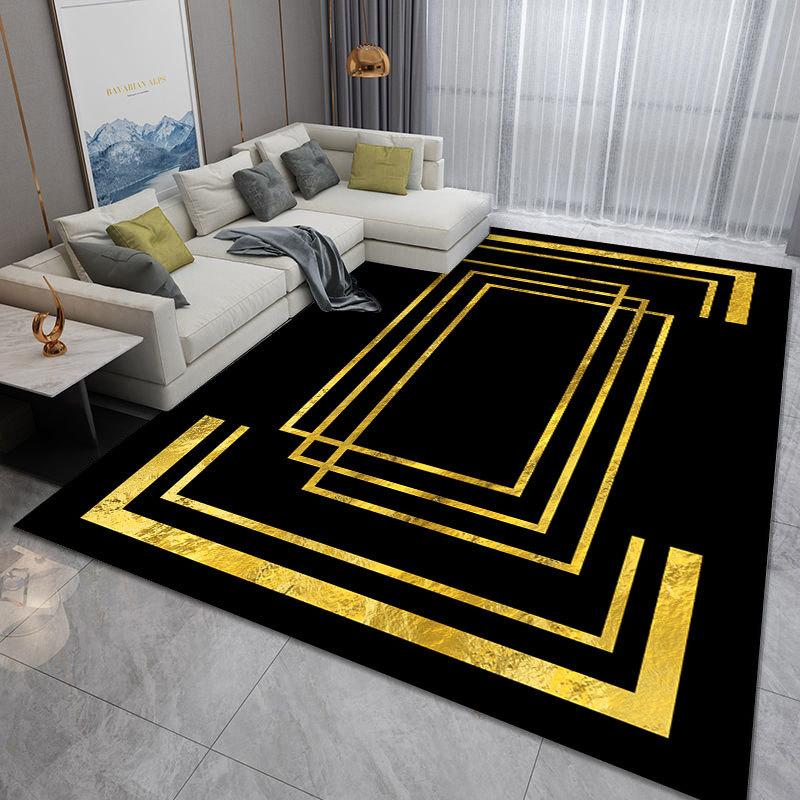 Light Luxury Printed Carpet for Home Living Room Coffee Table Bay Window Bedroom Japanese Style Carpet