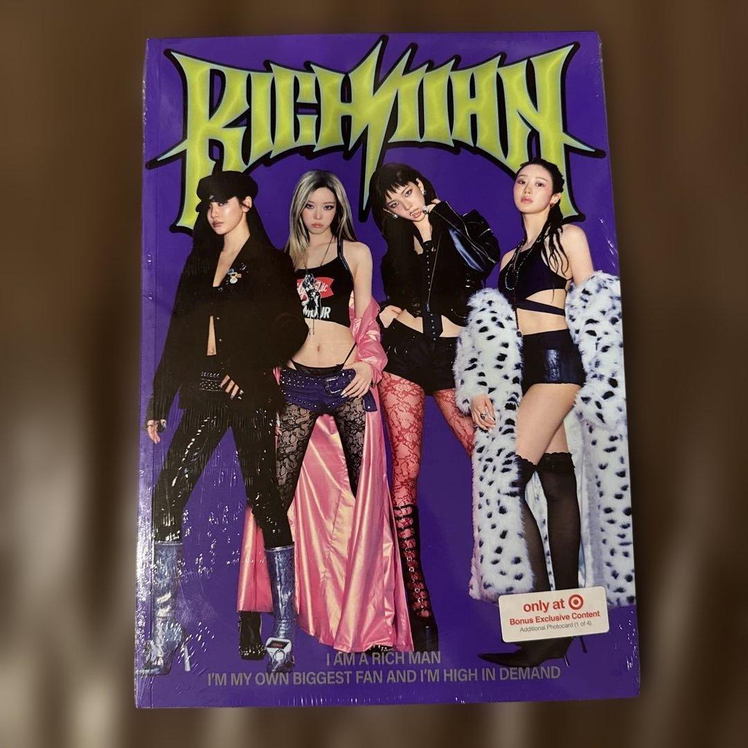 

[USED] US limited aespa RICH MAN 6th Mini Album