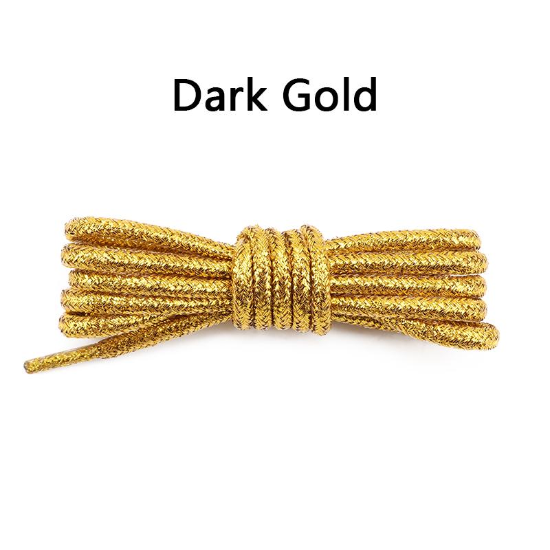 

Круглые Блестящие Шнурки Золотые Серебряные Шелковые Шнурки для Обуви Металлические Блестящие Шнурки для Обуви Спортивные Повседневные Разноцветные Радужные Градиентные Шнурки 100cm