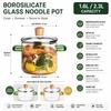 Heat Resistant Household Glass Saucepan 1.6/2.3L Noodle Bowl Glass Soup Pot  Kitchen Tools