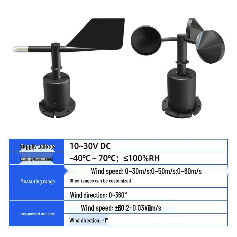 RS485 Wind Speed & Direction Sensor Kit
