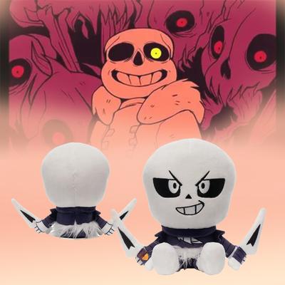 Undertale Cross Sans Pluszowa Lalka Maskotka Cosplay Dekoracyjna Poduszka Lalka Cross Sans Pluszowa Zabawka Urodziny Boże Narodzenie Dla Fanów