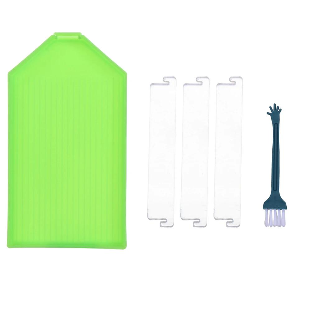 Large Capacity Diamond Painting Tray Plastic Drill Plate Cross Stitch Embroidery Diamond Painting Nail Art Beads Storage Tray