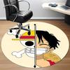 1pc One Piece Monkey D. Luffy Office Round Area Rug, Under Office Chairs Bedroom Living Room Home Decor  A1022154