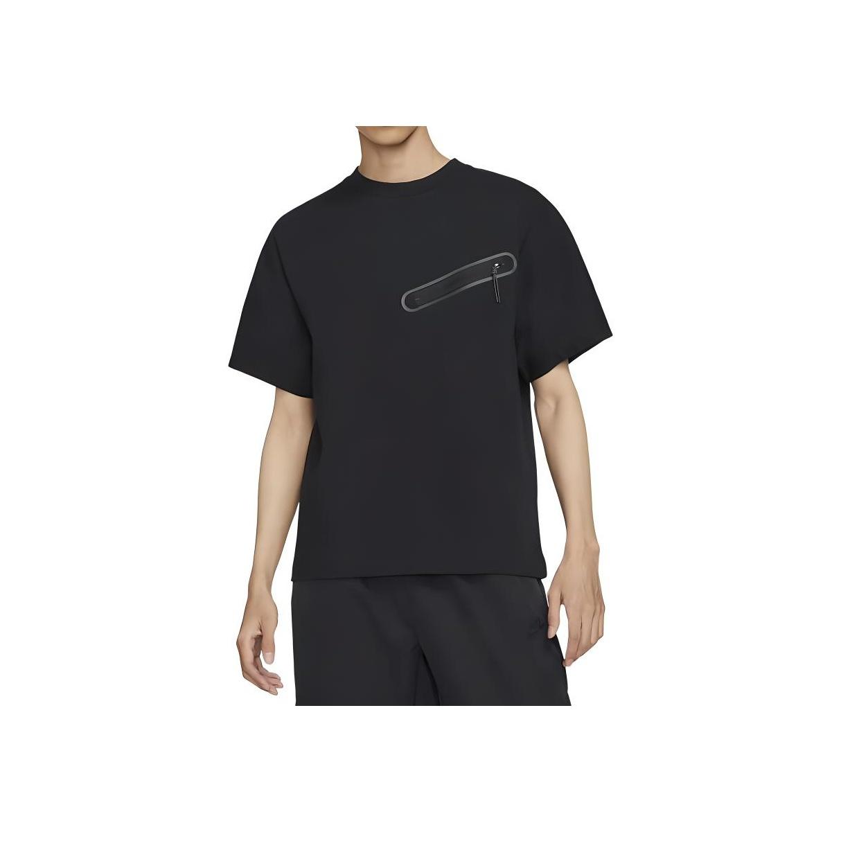 

Nike Однотонная уличная повседневная спортивная футболка с круглым вырезом и коротким рукавом для мужчин, черные топы DA0798-010 S