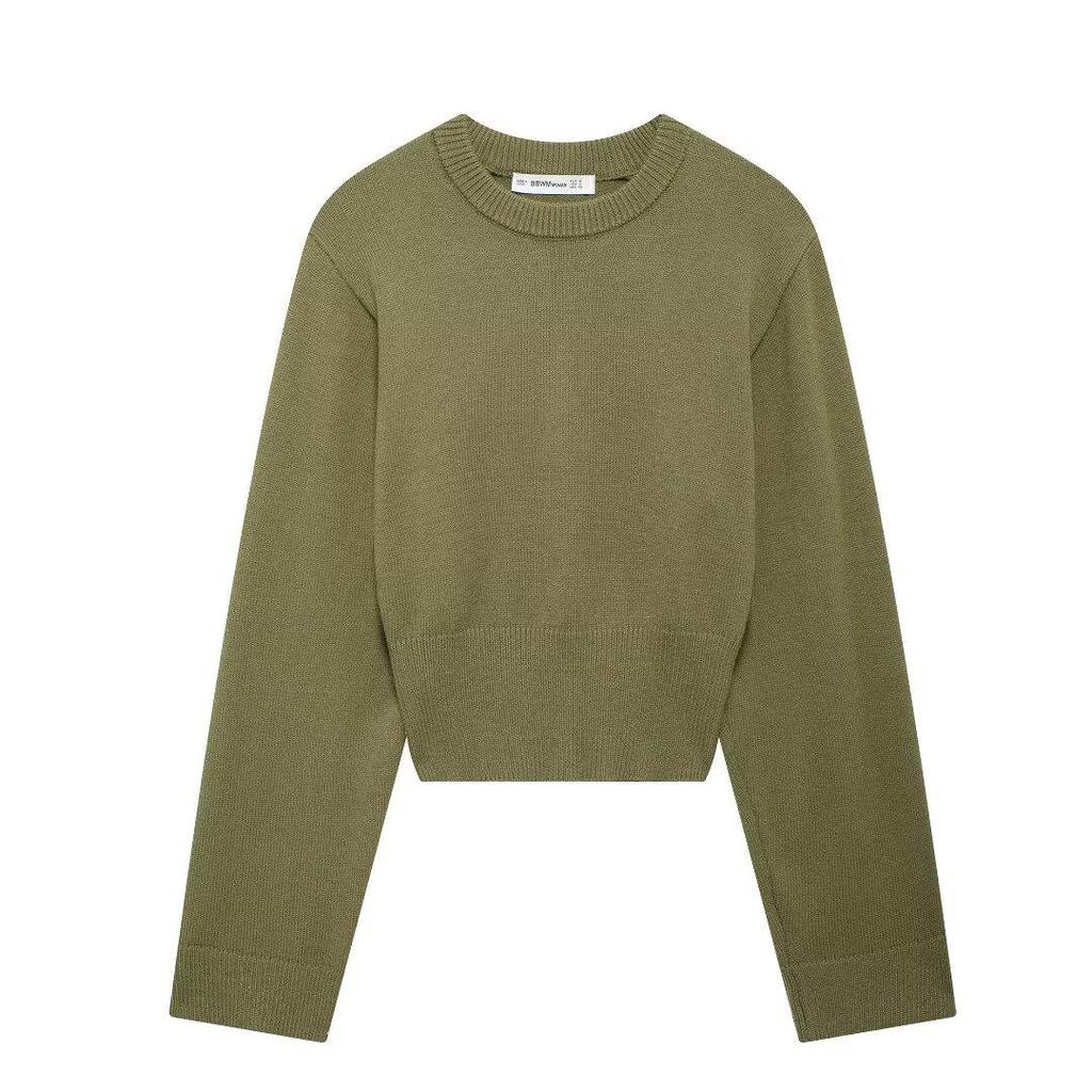 2024 Autumn Trendy Wide Sleeve Knit Sweater for Women