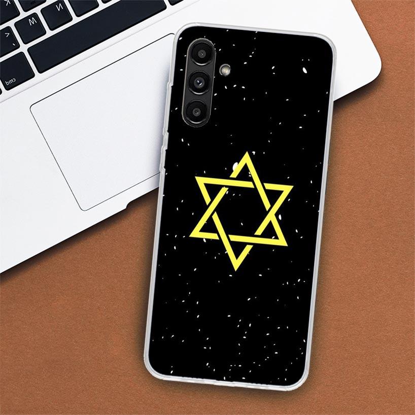 David Jüdischer Stern Symbol Telefon Fall Für Samsung Galaxy A51 A71 A50 A70 A40 A30 A20E A10 A41 A31 A21S A11 a01 A6 A8 + A7 A9 Plus