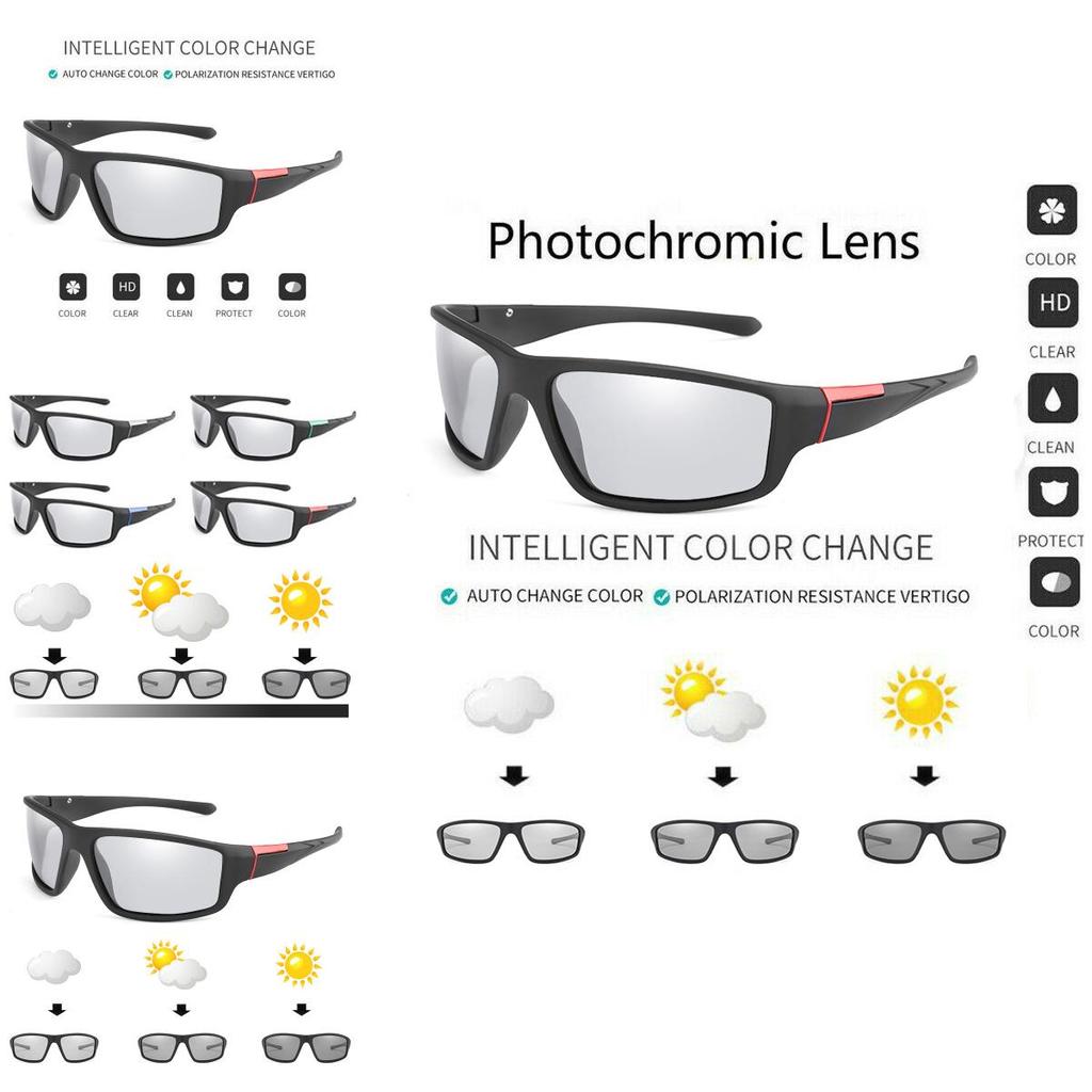 High Definition Men Polarized Photochromic Sunglasses For All Day Comfort And Style