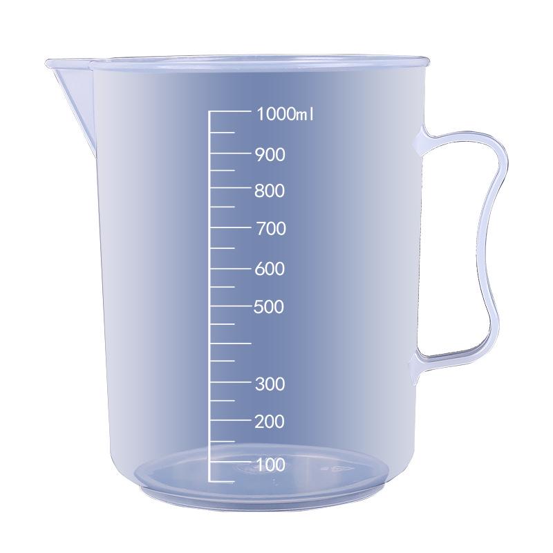 Food-Grade Thickened Plastic Measuring Cup with Scale for Milk Tea and Baking