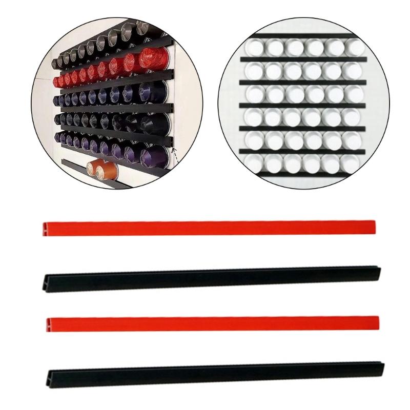 Convenient Organizers Coffee Pods Stand Storage Shelf Plastic Texture Coffees Holder Suitable for Kitchen Cabinet