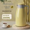 Large Capacity Glass Liner Insulated Thermos Pot - Home Hot Water Dispenser, Thickened and Portable
