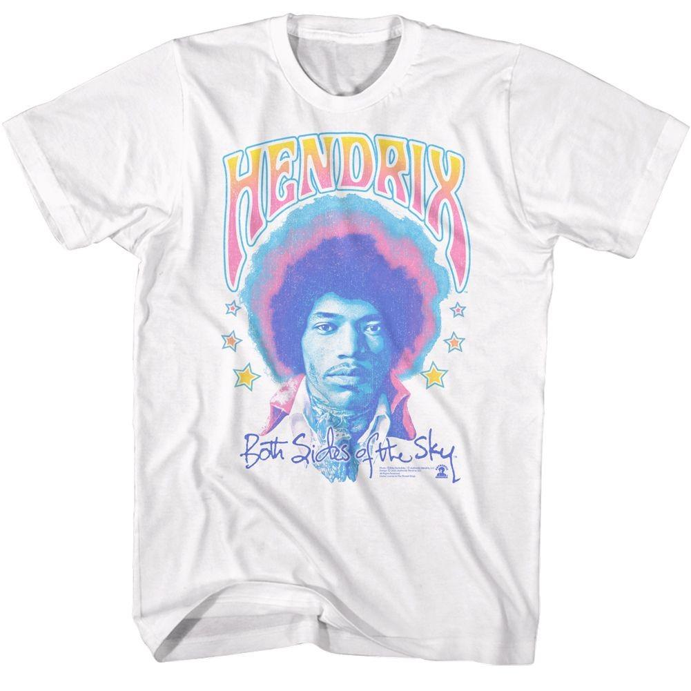 Jimi Hendrix Pastel Both Sides Music Shirt S