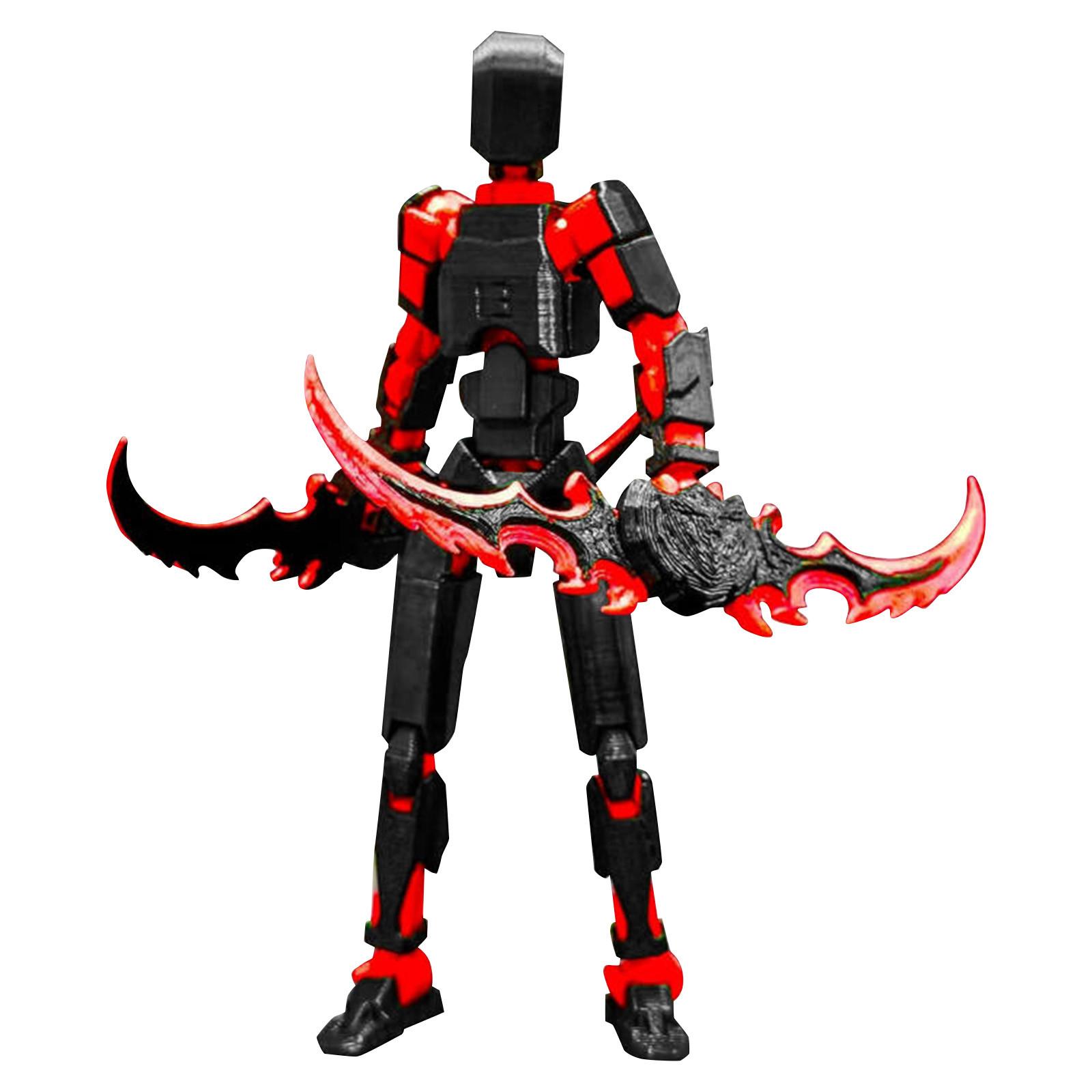 

Набор мобильных кукол, 3D-печатная мобильная кукла-робот Титан, подвижная мобильная кукла, подходит для коллекционеров, украшение рабочего стола One Size