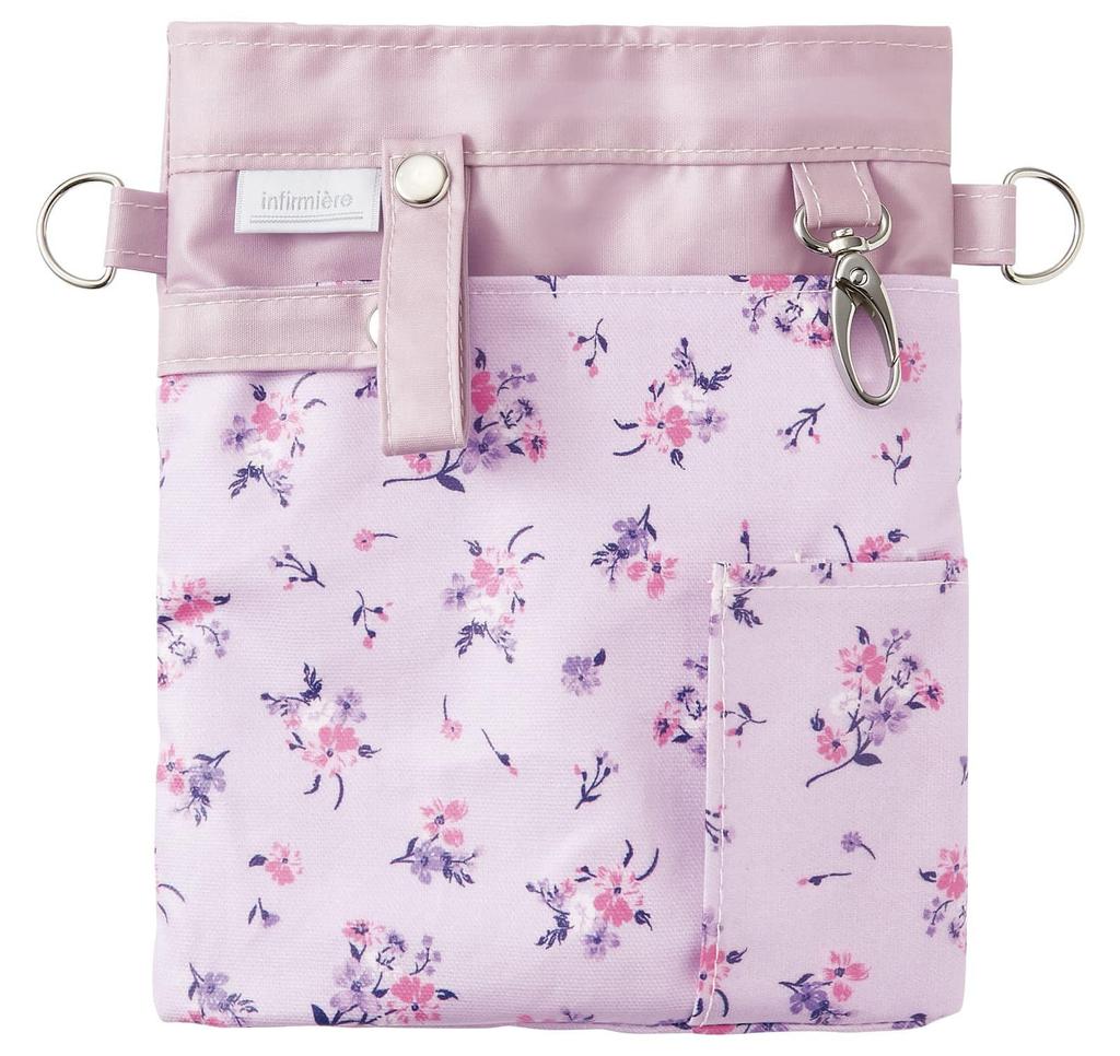 Anfamie Multifunctional Zippered Soft Pencil Case Large Nursing Nurse Made In Romantic Flower Design (with Gusset), Capacity, Medical, Hospital,