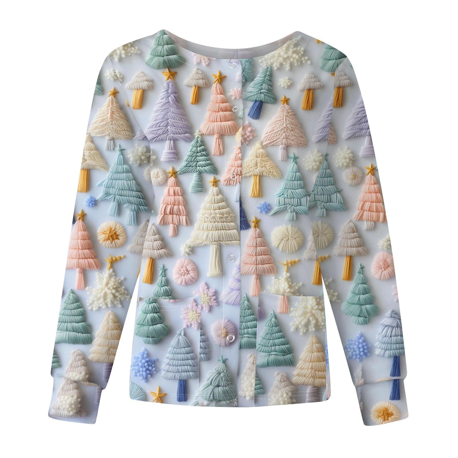 

Женские топы с длинными рукавами и карманами, рабочий воротник-стойка, однобортный защитный комбинезон, куртка, рождественский топ L фиолетовый