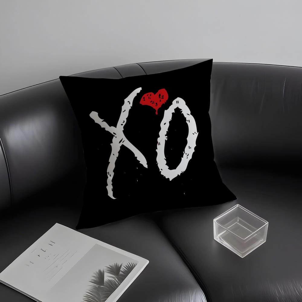 T-The Weekndd X-Xo Singer Cushion Cover Pillowcase Ultra Soft Skin Friendly Fabric Cloud Like Comfort & Concealed Zipper