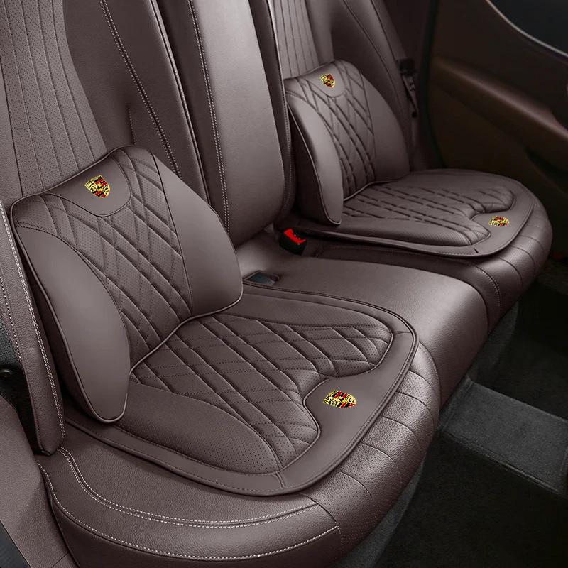 Porsche Cayenne, Macan, Panamera, 911/718 Car Headrest & Lumbar Support Cushions