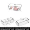 Acryl Rechteckige Schreibtisch-Aufbewahrungsbox Mit Deckel Für Schmuck Und Make-up-Organizer