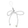 Stylish Bowknot Star Phone Charm Fashionable Crystal Beaded Butterfly Keychain Colorful Bag Pendant for Women Girls