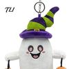 Decorative Ghost for Window Halloween Plush Keychain, Cute Spooky Stuffed Toy Pendant Backpack Soft Skin Friendly Keys, Mini Doll Bag