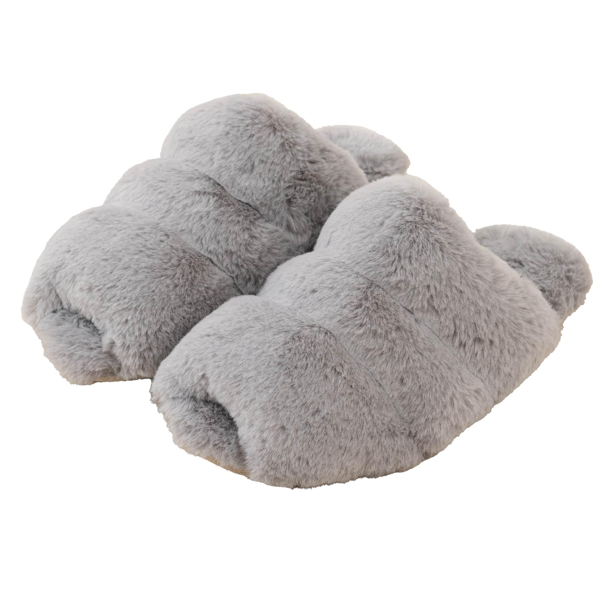 

Тапочки Senko Boappa с открытым носком 25 см S.D.S, серые, серый