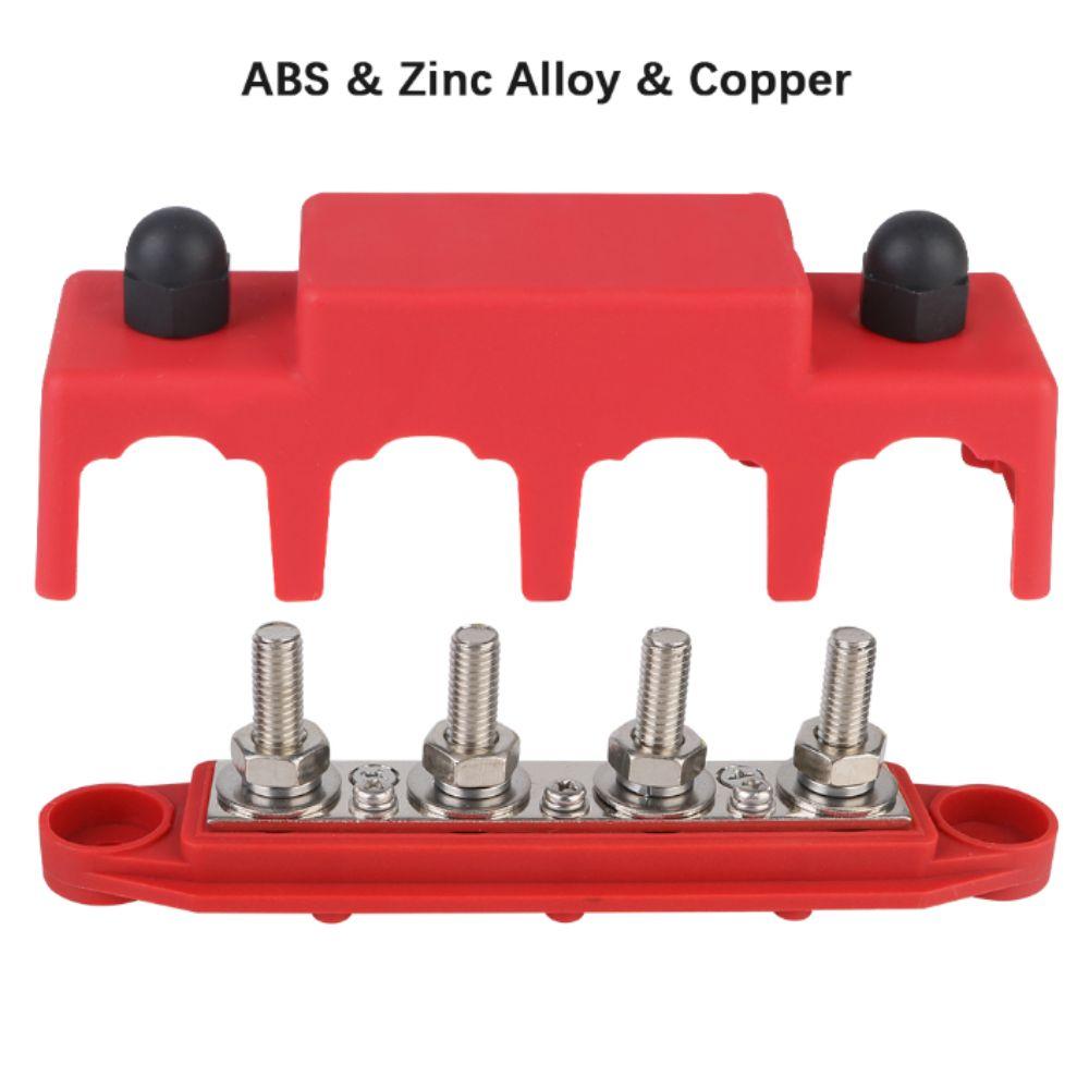 5 Way Bus Bar Terminal Block M10 Stud Terminal Block New Busbar Terminal Block Car Automotive