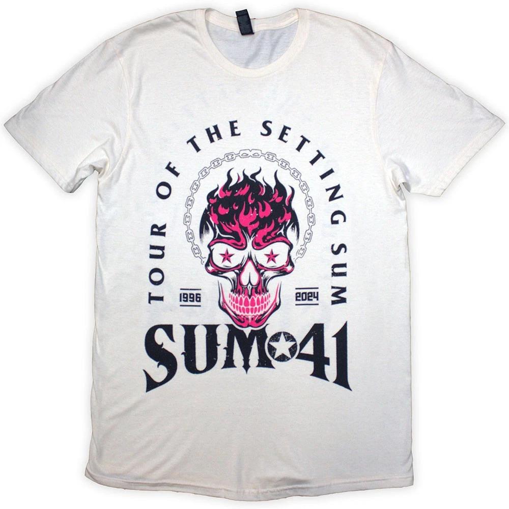 Sum 41 Tour 24 Pink Skull Unisexs Tshirt Unisexs L
