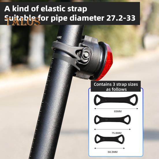 Bike Reflective Tail Light for AirTag Locator Mount Universal MTB Road Mountain Bicycle Saddle Reflector Rear Lamp Holder Bike Accessories